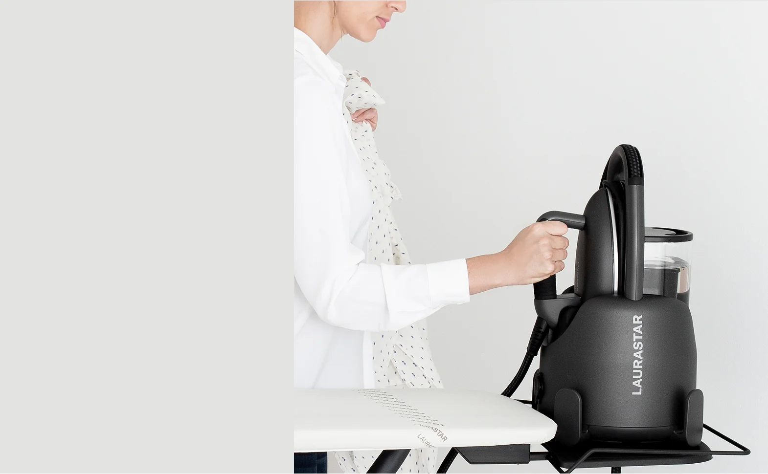 The best ironing systems, steam stations, and steamers. Laurastar Steam Irons.