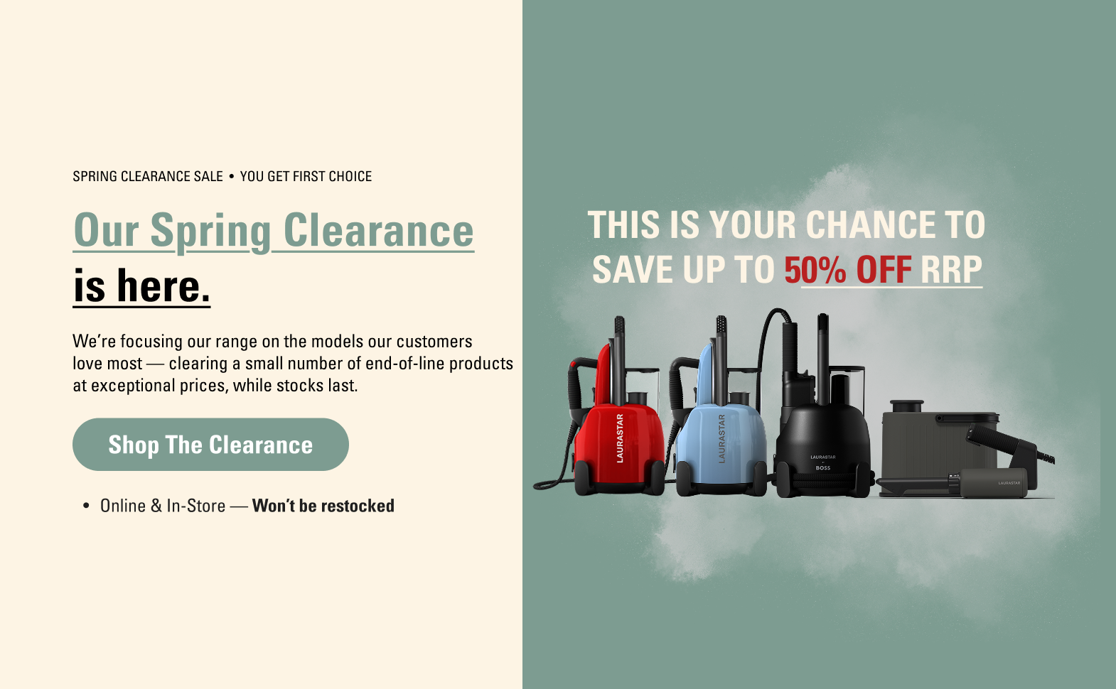 The best ironing systems, steam stations, and steamers. Laurastar Steam Irons.
