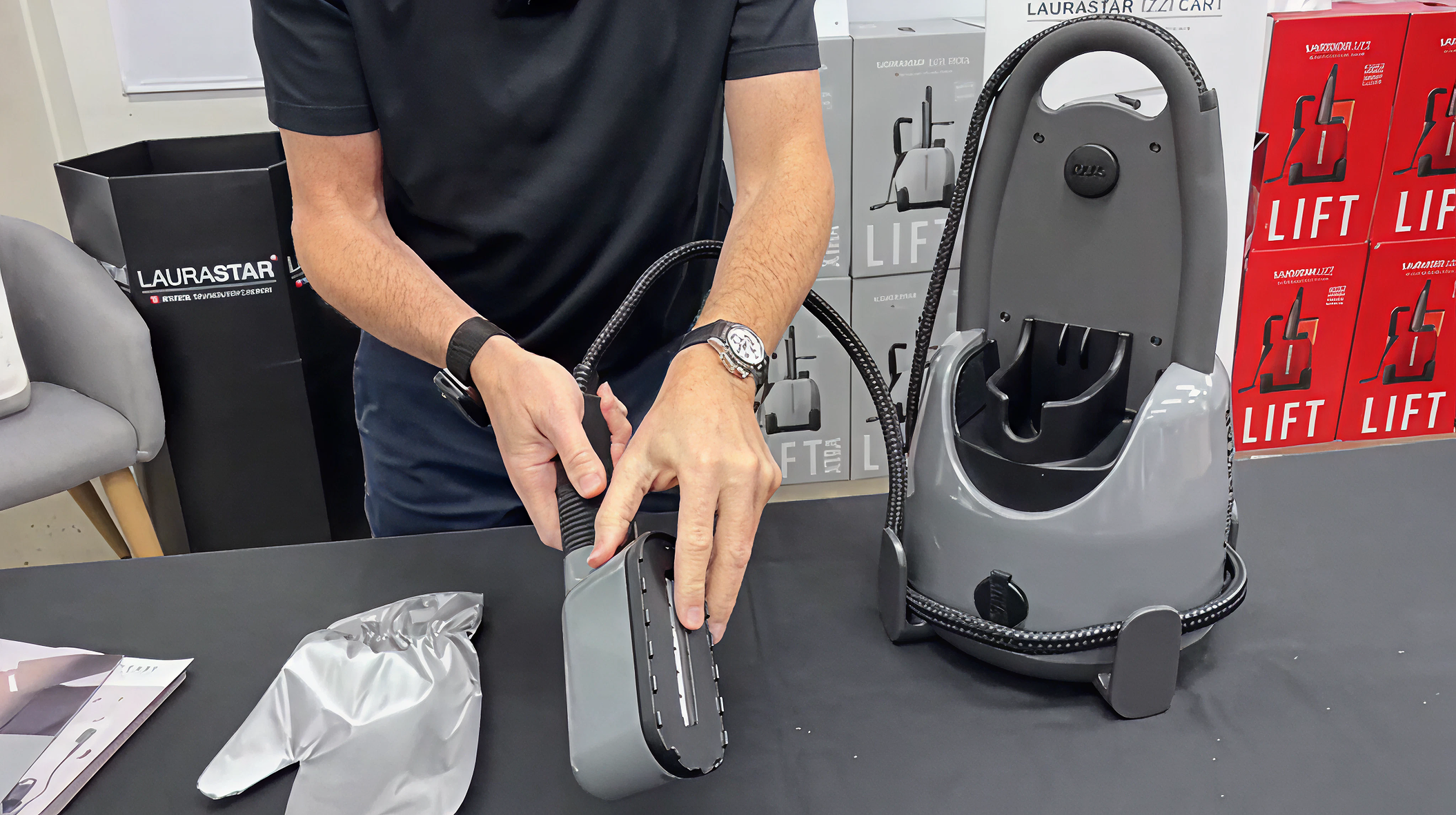 The best ironing systems, steam stations, and steamers. Laurastar Steam Irons.
